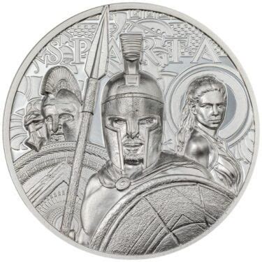 2023 Cook Islands Sparta 1 oz Silver Coin - Hero Bullion