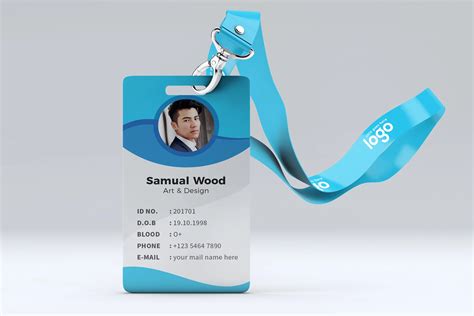 Employee ID Card Design | Creative Stationery Templates ~ Creative Market