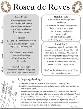 Rosca de Reyes Recipe & Video (English) by Angela Rodriguez | TPT