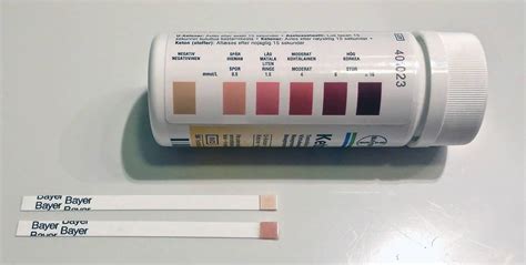ketones in urine ketonuria and ketones in urine test - measuring ketosis with ketone test strips ...