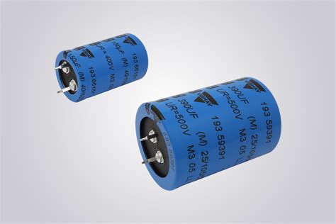 Power aluminum electrolytic capacitors enable higher power density