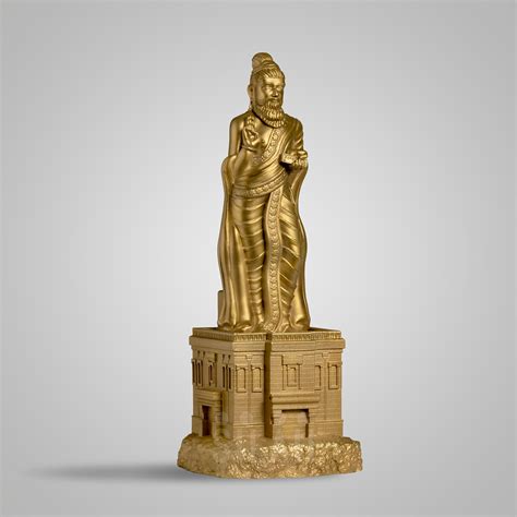 Replica Of Kanyakumari Thiruvalluvar Statue as a 10 Inch Sculpture ...