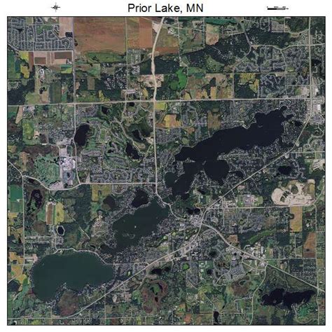 Aerial Photography Map of Prior Lake, MN Minnesota