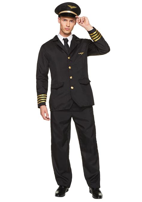 Men's Airplane Pilot Costume