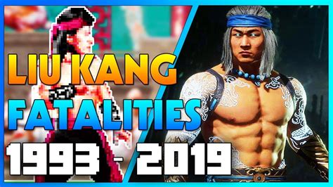 Evolution of Liu Kang Fatalities in Mortal Kombat (1993-2019) - YouTube