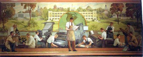 Eugene Dyczkowski: The Burgard School Murals Buffalo, NY text Printing and Science text The ...