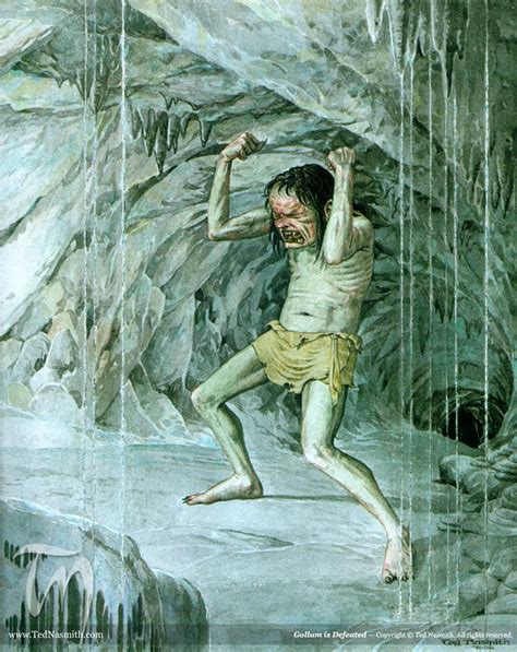 Gollum is Defeated – Ted Nasmith