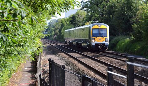 Train, Dunmurry station 2013#4 © Albert Bridge :: Geograph Britain and Ireland