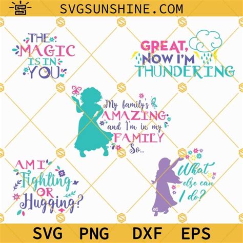 Encanto Quotes SVG Bundle, Encanto SVG, What Else Can I Do Isabela ...