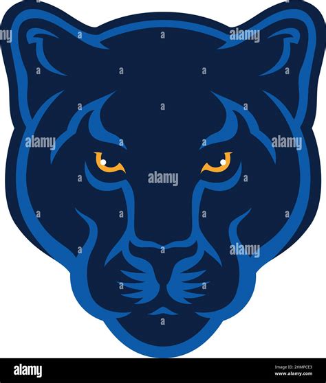 Head of Black Panther Sport Team Logo Design Stock Vector Image & Art ...