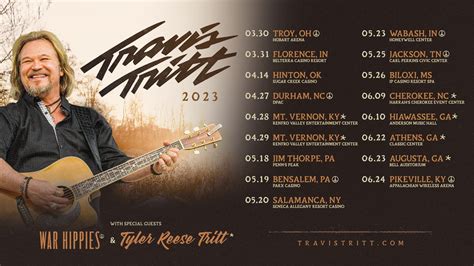 Travis Tritt Announces 2023 Tour Dates — TravisTritt.com