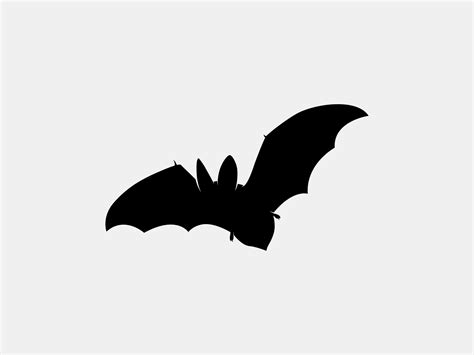 bat vector silhouette 11139374 Vector Art at Vecteezy