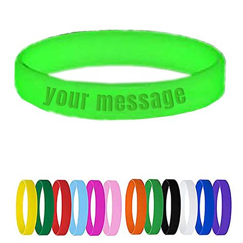 Top more than 87 personalized rubber bracelets bulk - 3tdesign.edu.vn