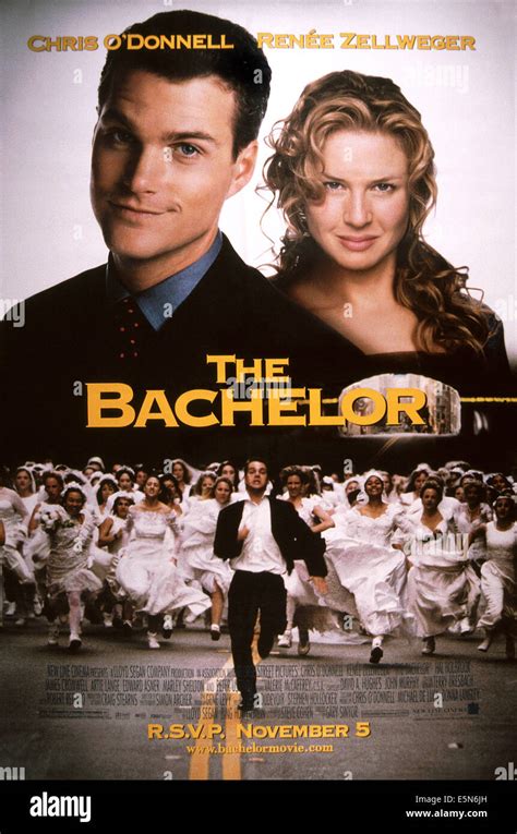 THE BACHELOR, from left: Chris O'Donnell, Renee Zellweger, 1999, © New Line/courtesy Everett ...