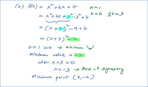 Formula To Find Minimum Value Of Quadratic Equation - Tessshebaylo