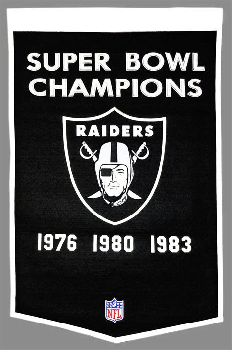 GPS Sports Gallery | Oakland Raiders Super Bowl Champs Banner