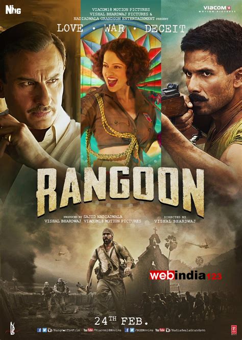 Rangoon (Hindi) Bollywood Movie Trailer | Review | Stills