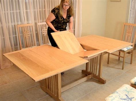 Butterfly Leaf Dining Table Plans — Woodcademy | Dining table with leaf ...