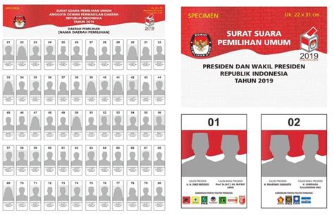 Contoh Surat Suara Dprd Kabupaten Pemilu 2019 - Berbagai Suara