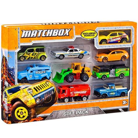 Matchbox Paquete De 9 Autos X7111