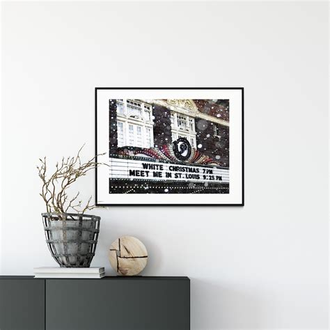 Retro Neon Movie Theater Sign Photography Art Print White - Etsy