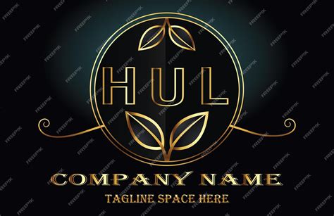 Premium Vector | Hul letter logo