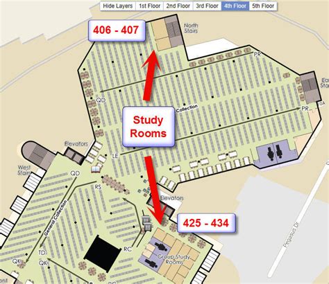 Study Rooms 406 - 434 - Directions to Library Rooms - UCF Research ...