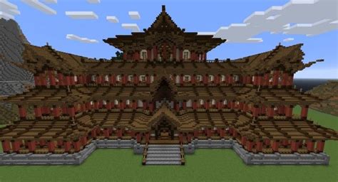 China Temple Minecraft Project | Minecraft projects, Minecraft ...