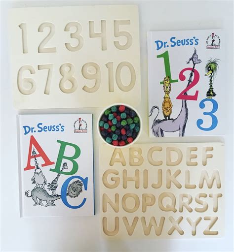 Toddler Activity - Dr. Seuss "ABC" & "123"