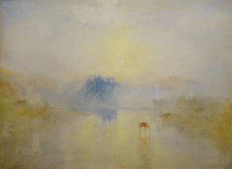 Turner: ‘Norham Castle, sunrise’ 1845 – Stan Washburn