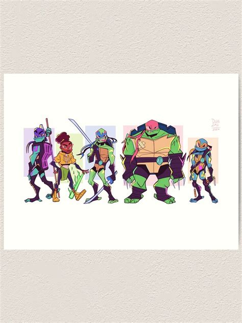 "ROTTMNT RISE" Art Print for Sale by DinaLani | Redbubble