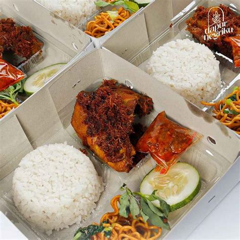 Open Order Nasi Kotak Ayam Lengkuas-Dapur Negeriku