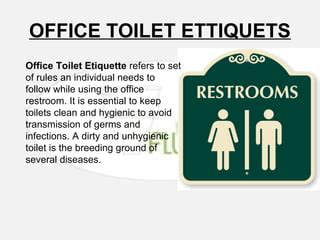 BATHROOM ETIQUETTE | PPT