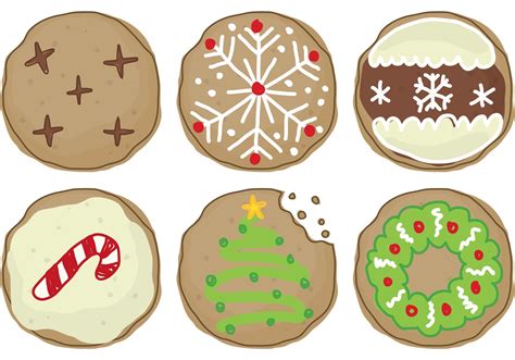 Christmas Cookies Vector Art, Icons, and Graphics for Free Download