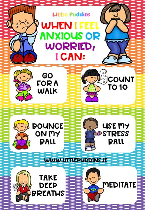 Calm Down Cards Free Printable – Little Puddins Feelings & Emotions