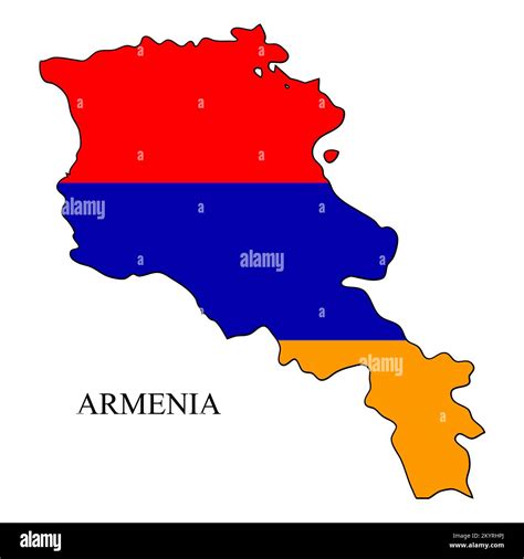 Armenia map vector illustration. Global economy. Famous country. Eastern Europe. West Asia Stock ...