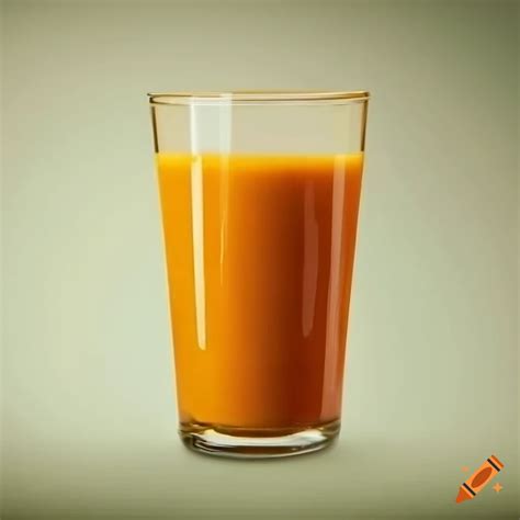 Glass of herbal juice on white background on Craiyon