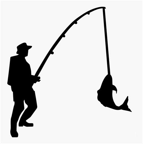 Transparent Fisherman Silhouette Png - Man Fishing Silhouette, Png Download , Transparent Png ...