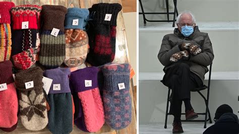 Bernie Sanders' Inauguration Day mittens were made by a Vermont teacher