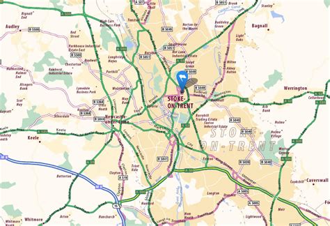 Stoke on Trent Map