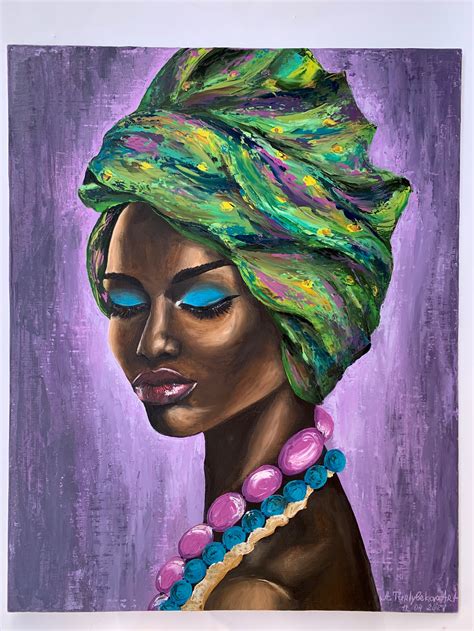 Woman Portrait Original Oil Painting African American Women | Etsy