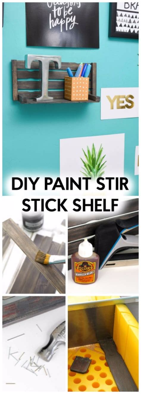 31 DIY Paint Stick Projects | Painted sticks diy, Paint stir sticks ...