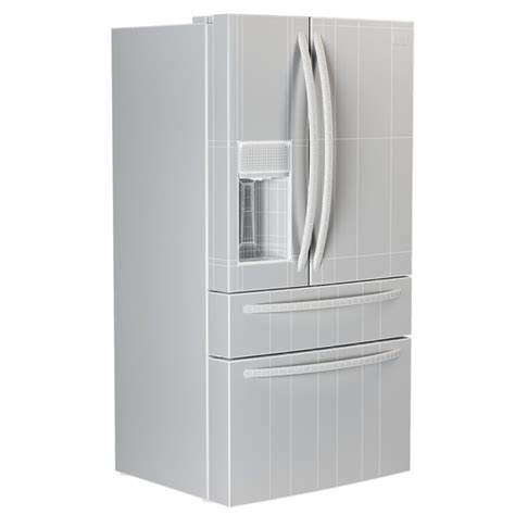 Frigidaire french door refrigerator fg4h2272uf (367901) 3D model - Download 3D model Frigidaire ...