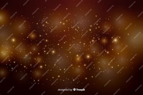 Free Vector | Golden background with golden particles