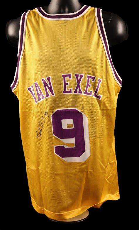 Nick Van Exel Signed Los Angeles Lakers Jersey - JSA COA