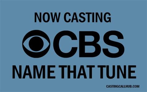 CBS “Name That Tune” Game Show - CastingCallHub.com