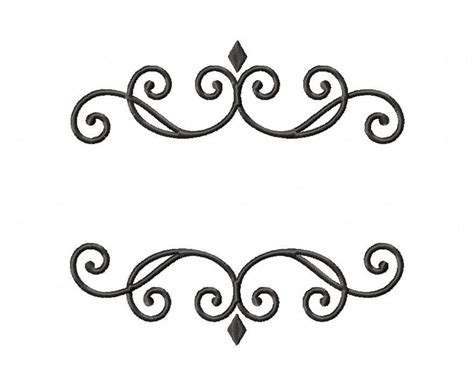 Elegant Monogram Font Frame Machine Embroidery Design | Free monogram fonts, Simple embroidery ...