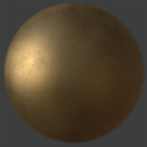 Dull Brass PBR Material – Free PBR Materials