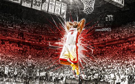 HD wallpaper: basketball, lebron 12, lebron james, miami heat ...