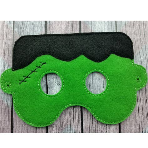 Frankenstein felt Halloween mask for kids